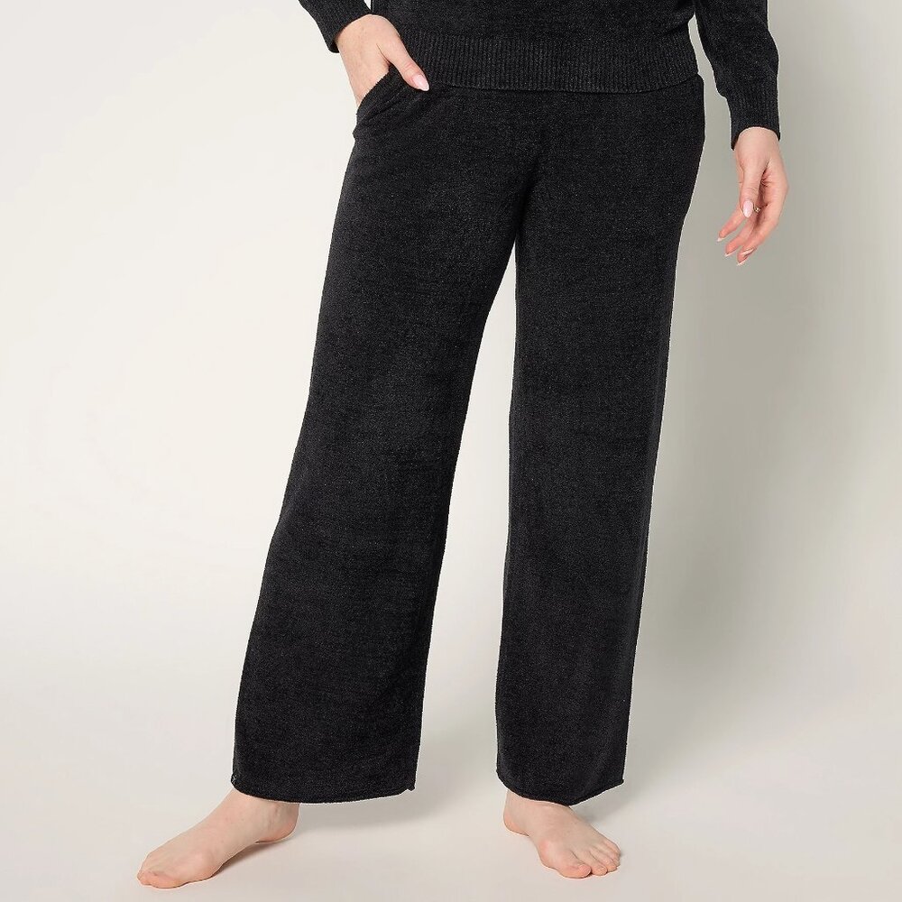 NEW NWT! BAREFOOT DREAMS COZYCHIC ULTRA LITE ROLLED EDGE ANKLE PANT KNIT  sz 3XP